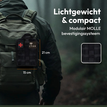 Compacte tactische rugtas van het noodpakket met MOLLE bevestigingssysteem